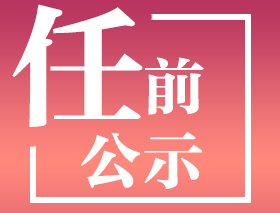 领导干部任前公示